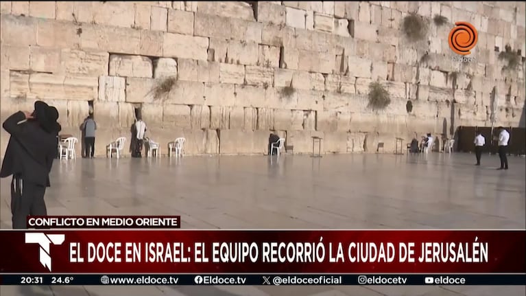 El recorrido de El Doce por la Ciudad Vieja de Jerusalén