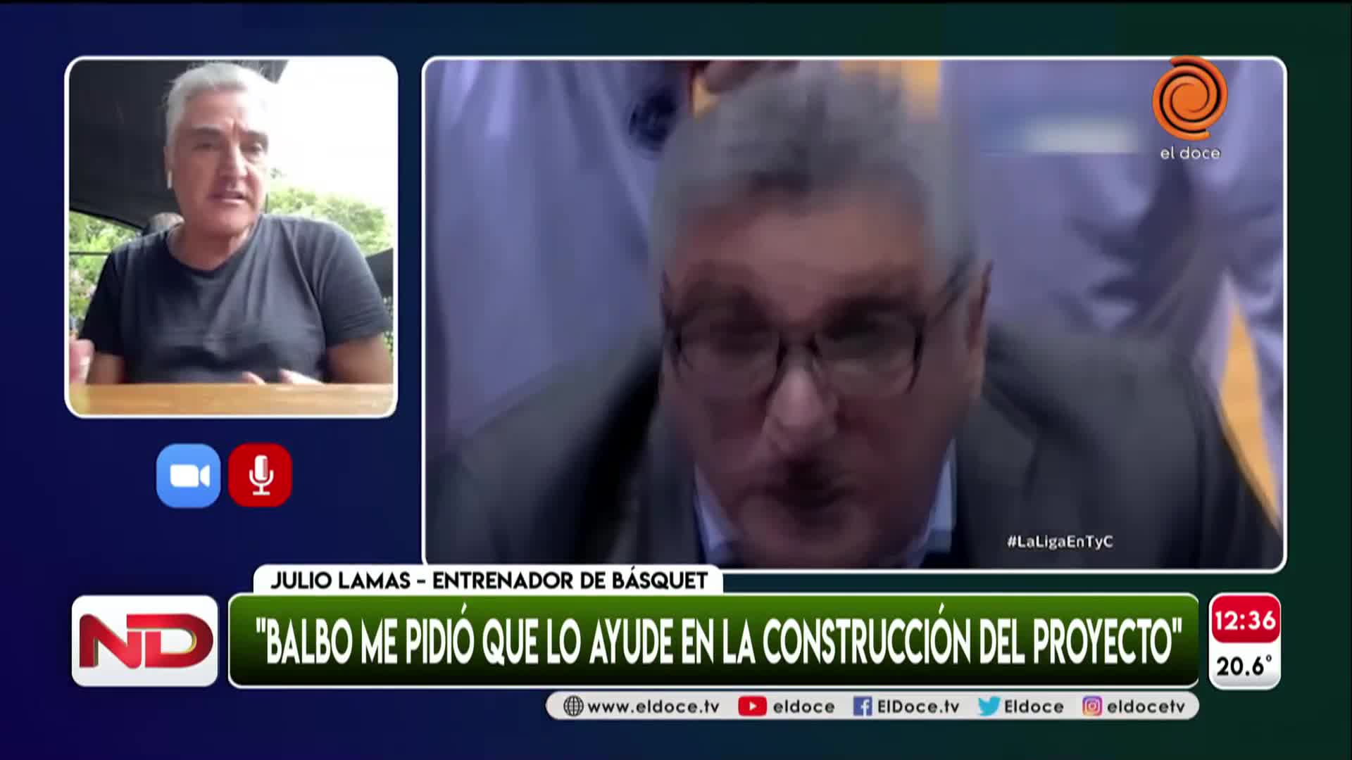 Lamas, del básquet al fútbol: el entrenador trabajará con Balbo