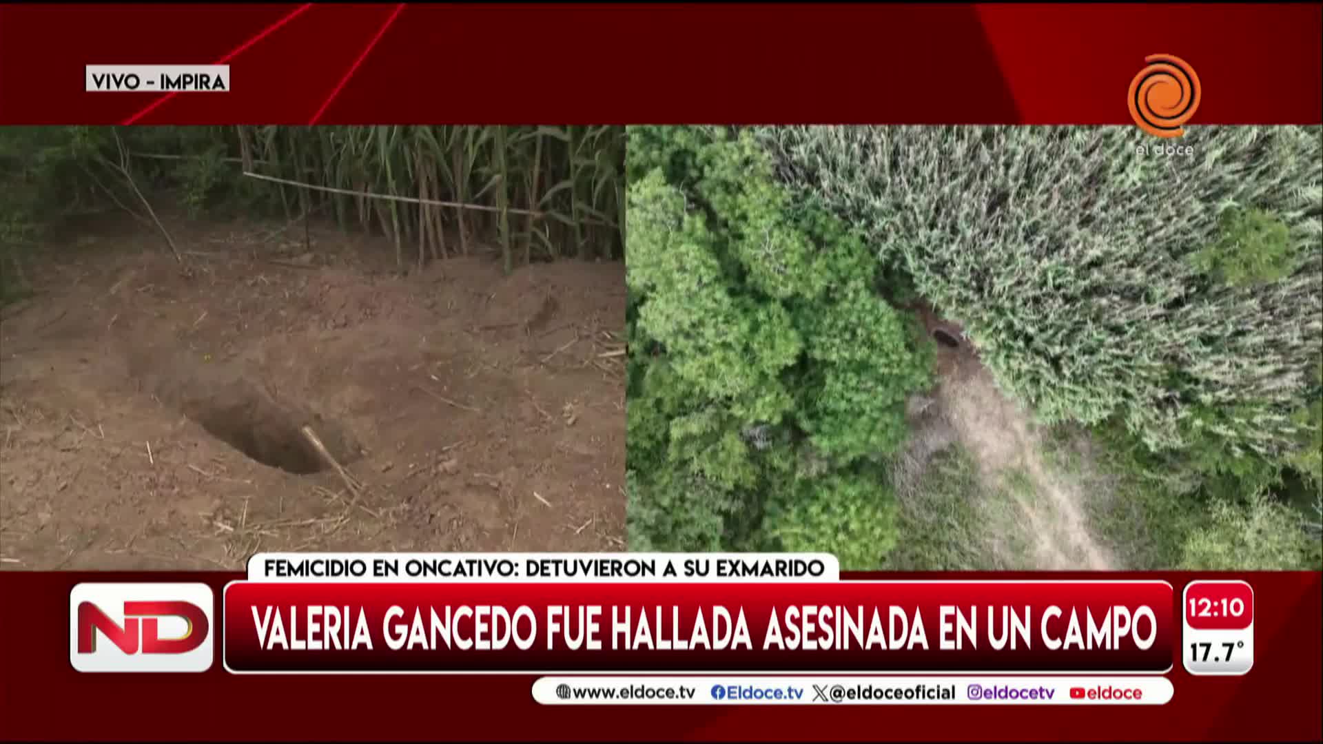 Así es la fosa donde encontraron a Valeria Gancedo