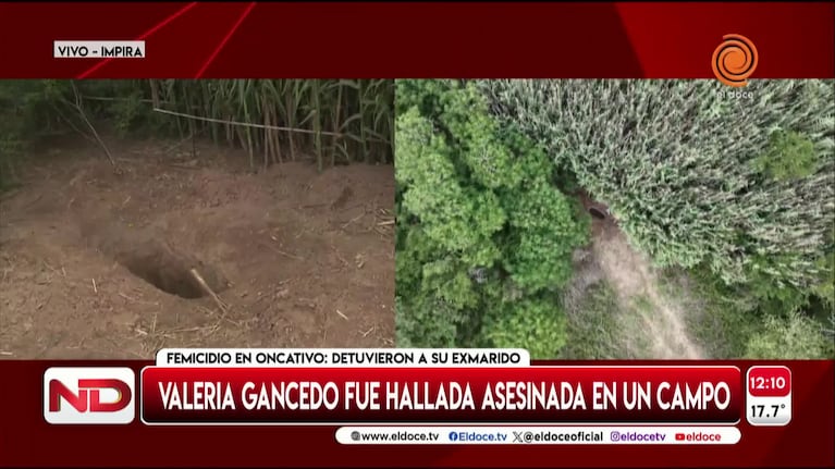 Así es la fosa donde encontraron a Valeria Gancedo