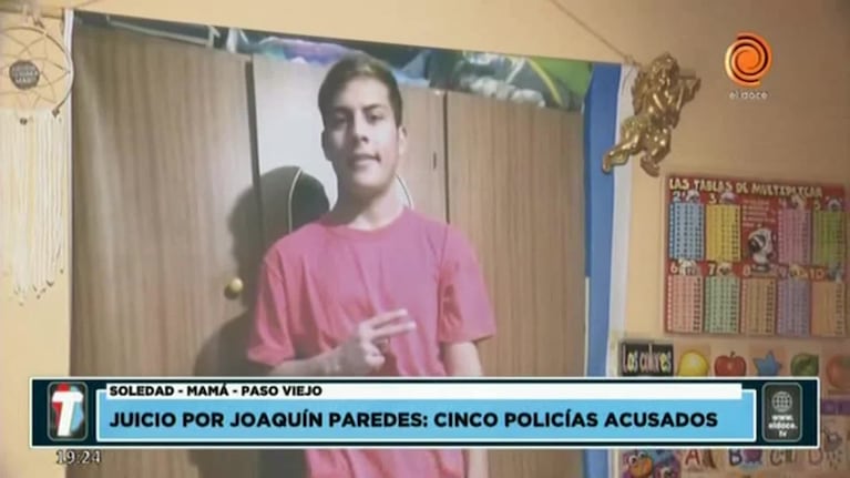 El "vació enorme" de la mamá de Joaquín Paredes