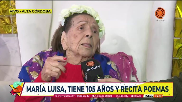 María Luisa, la cordobesa que cumplió 105 años