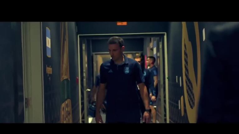 El enojo de Scaloni en el entretiempo contra Francia