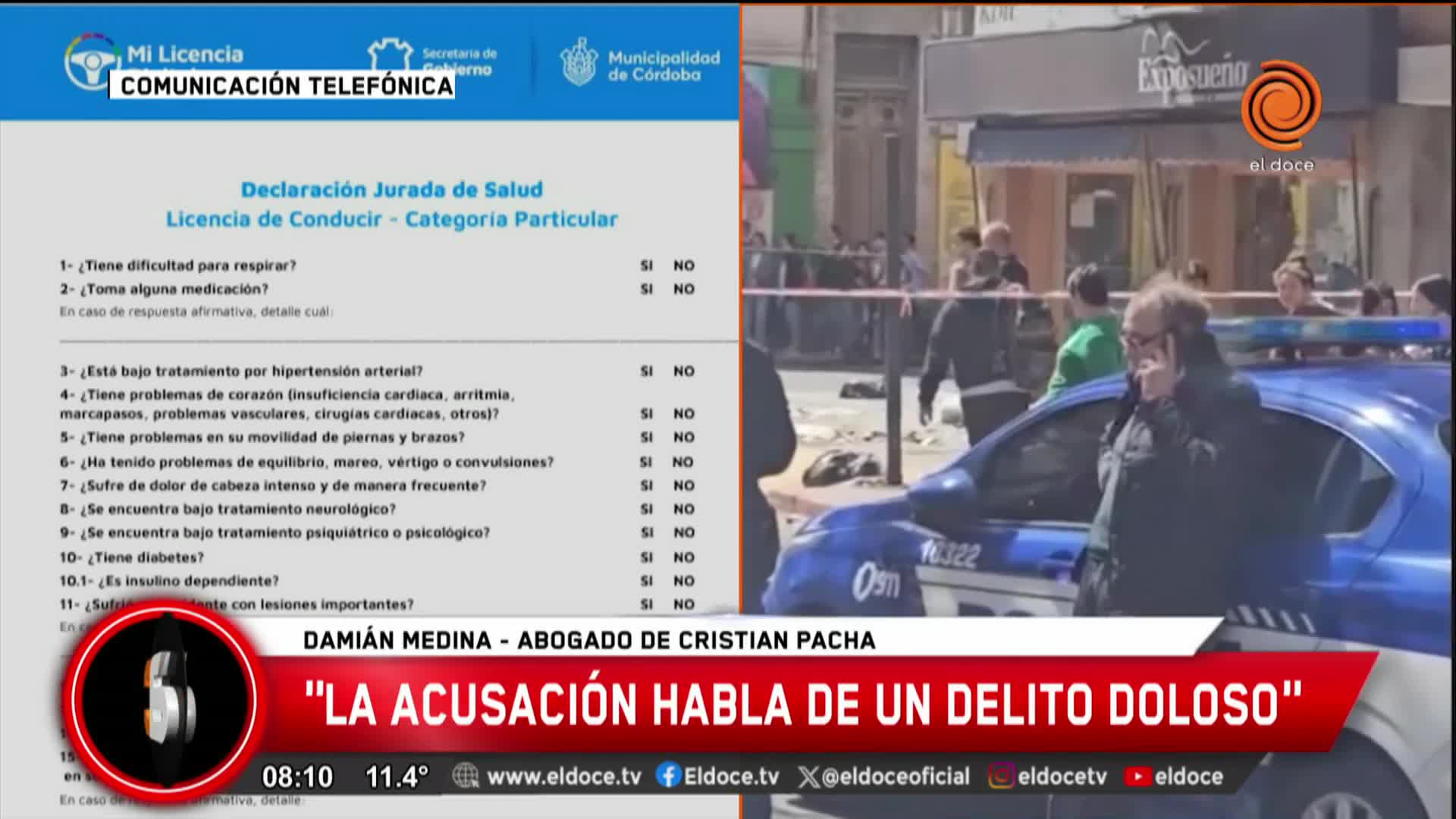 La palabra del abogado de Pacha en Arriba Córdoba