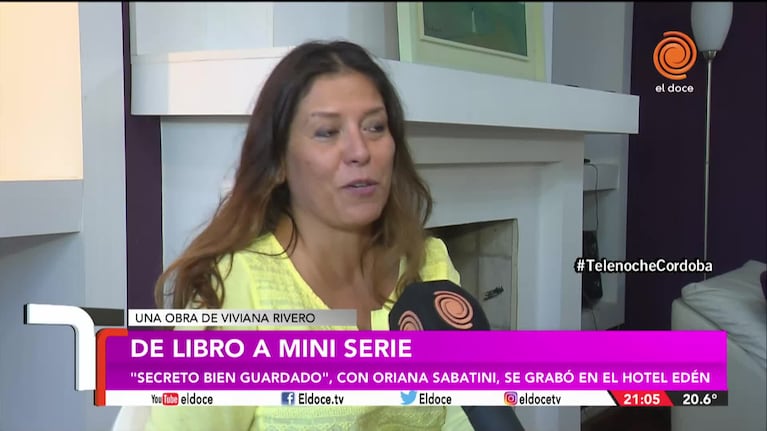 "Secreto bien guardado", la mini serie con Oriana Sabatini filmada en el Hotel Edén