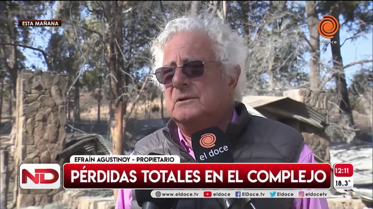 El creador de Potrerillo acusó a EPEC por el incendio