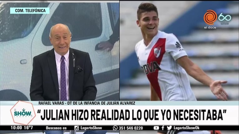 El gesto de Julián Álvarez, el cordobés de River