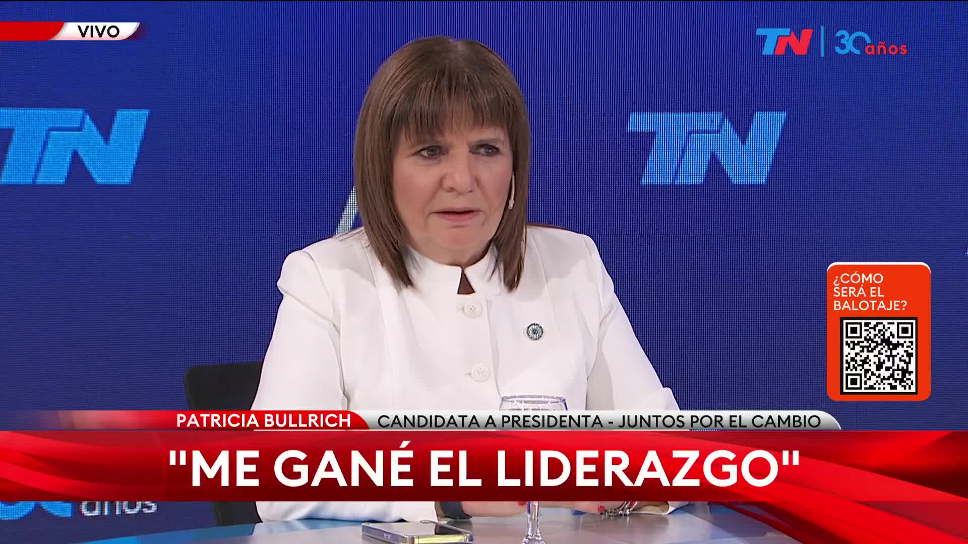 Patricia Bullrich tras las Paso: "Vamos a salir a ganar"