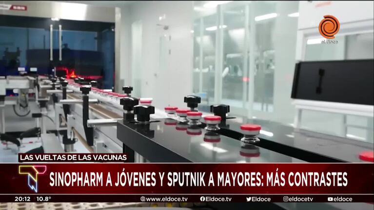 Mientras él espera la segunda de Sputnik V, su hija ya tiene las dos dosis de Sinopharm