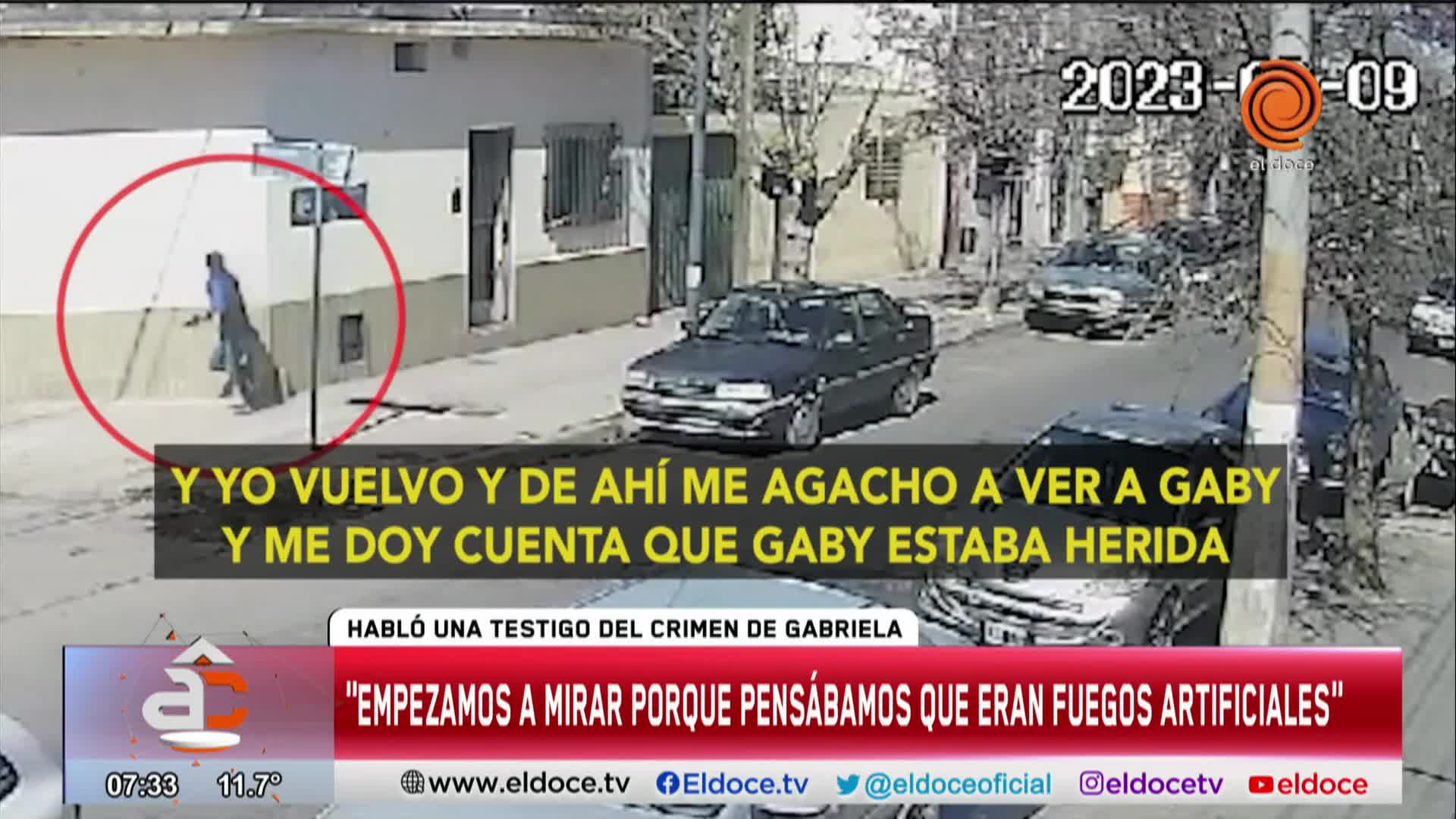 La declaración de una testigo del crimen de Gabriela Pérez