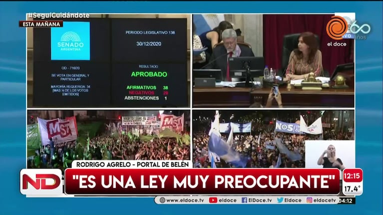 Aborto legal: para el portal de Belén, es anticonstitucional