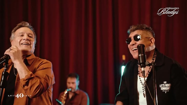 Fernando Bladys estrenó "Oye amigo mío" junto a La Pepa Brizuela en un dúo explosivo