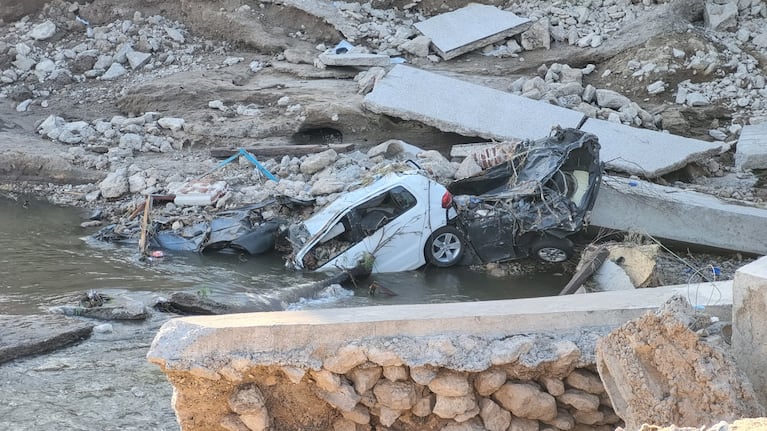 El Doce en Bahía Blanca y las lapidarias consecuencias del temporal en el arroyo Maldonado