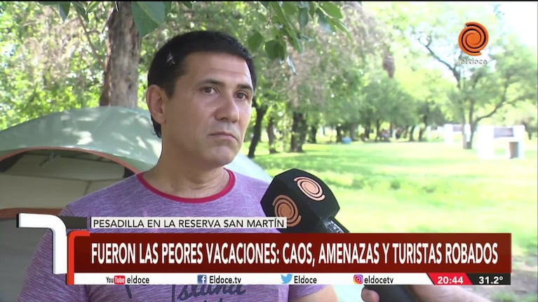 Vacaciones para el olvido: caos en la Reserva San Martín