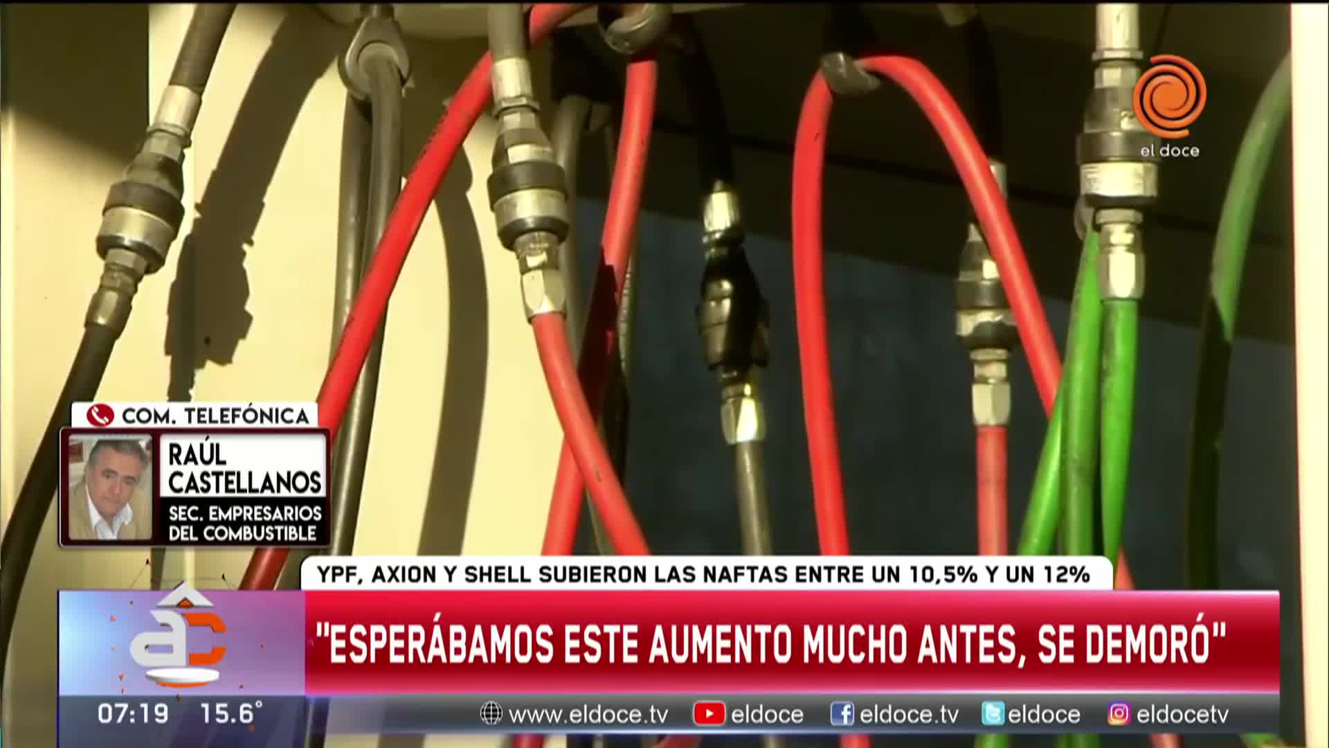 Expendedores de combustibles aseguran que el precio está retrasado