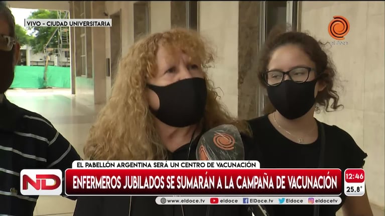 Enfermeros jubilados se sumarán a la campaña de vacunación