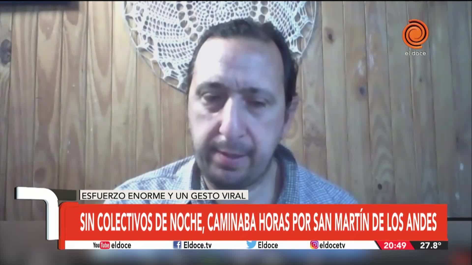 Caminaba 28km para ir a trabajar, sus compañeros lo sorprendieron