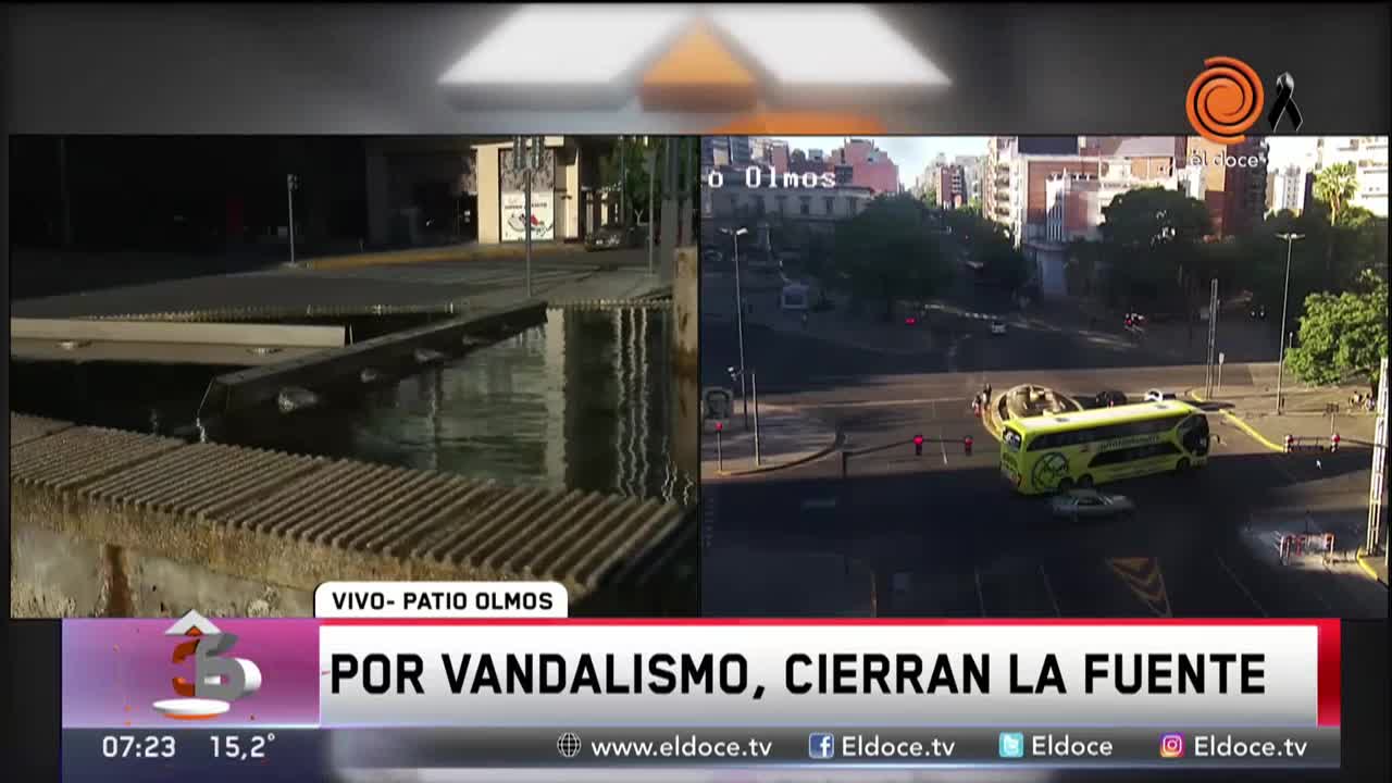 Vandalismo en la Fuente del Perdón