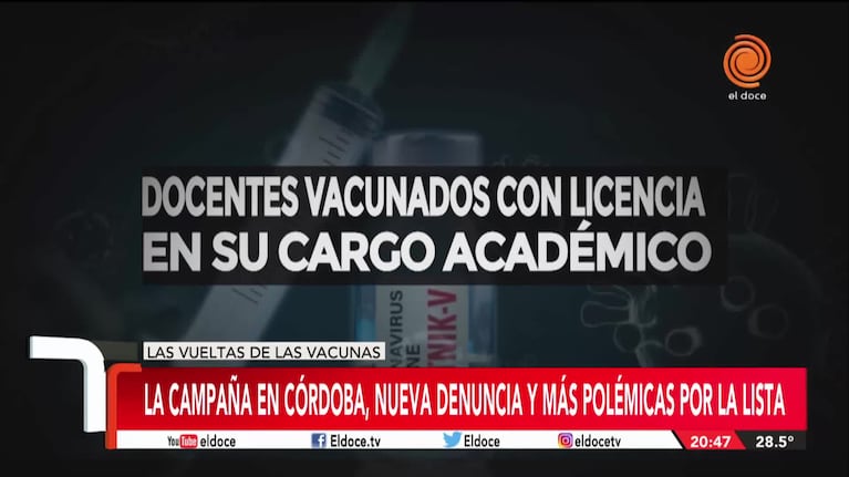 El legislador Cossar publicó una nueva lista de vacunados privilegiados