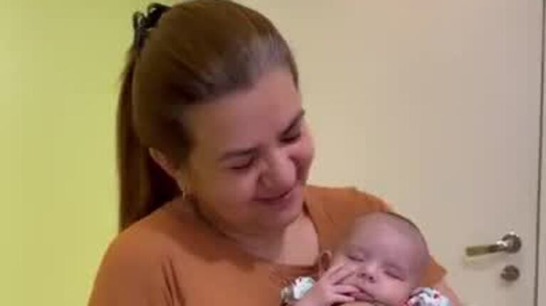 Barby Franco contó cómo sigue de salud su beba
