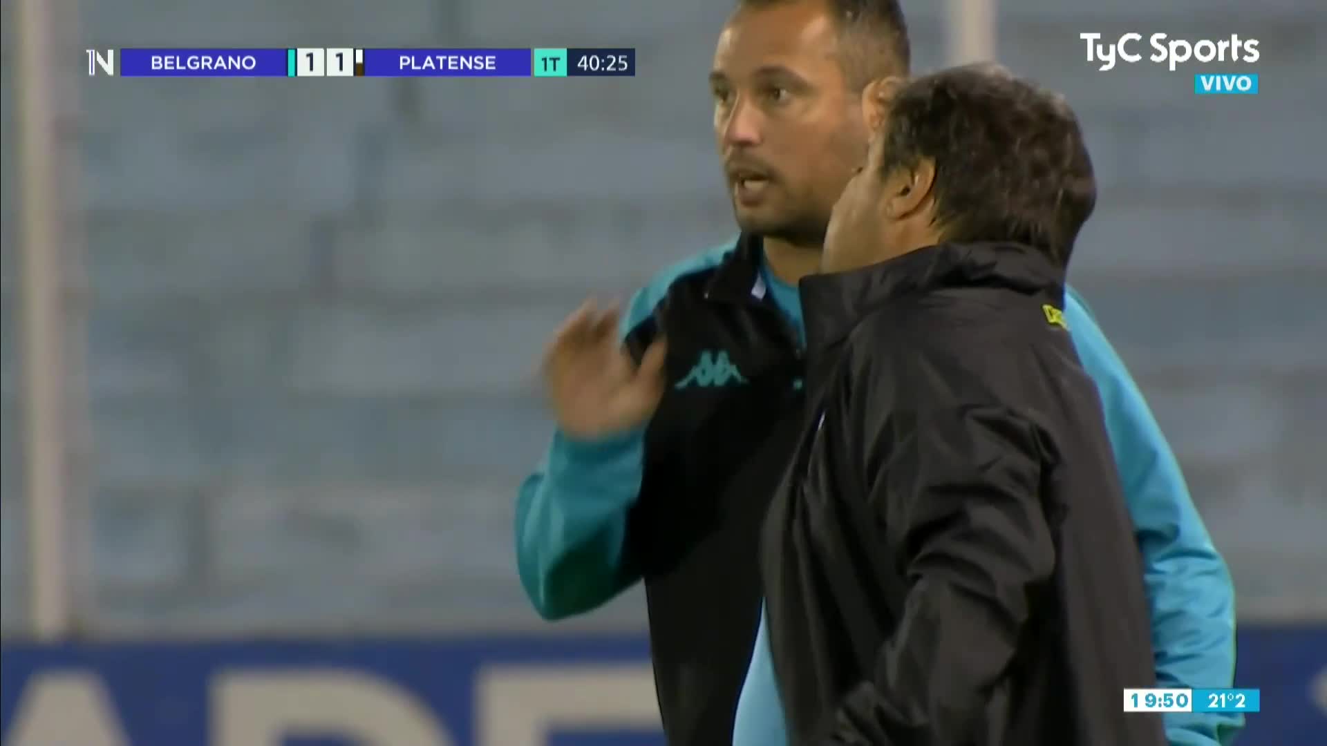 Vegetti empató el partido entre Belgrano y Platense