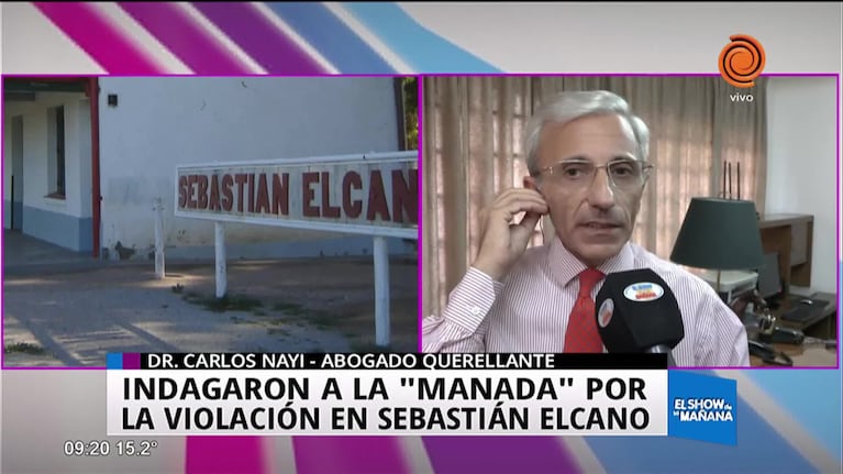 Sebastián Elcano: declaró “La Manada”