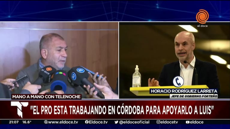 Larreta habló de la posible inclusión de Schiaretti a Juntos por el Cambio