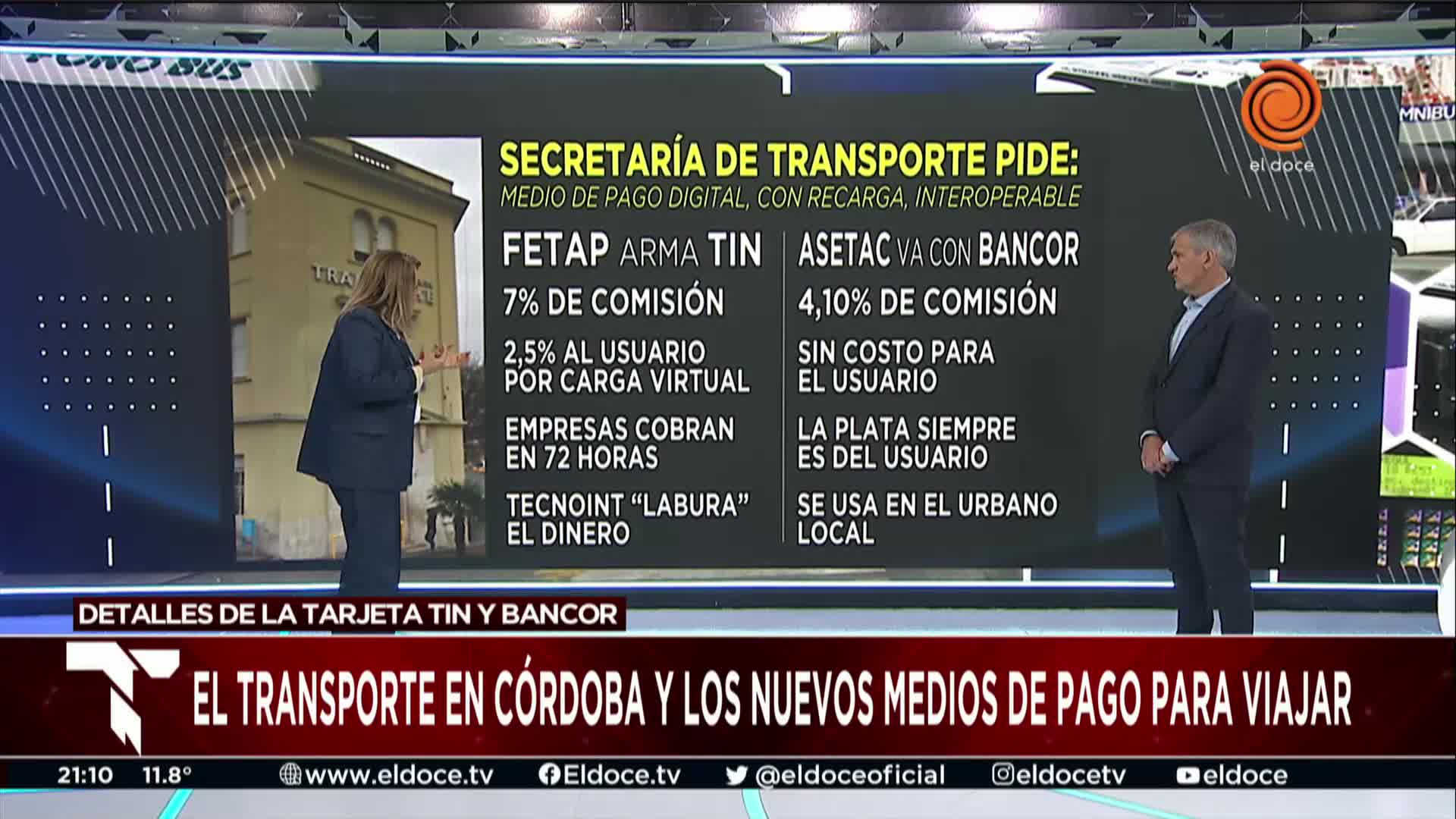 El planteo de empresas de interurbanos que no usan la tarjeta Tin