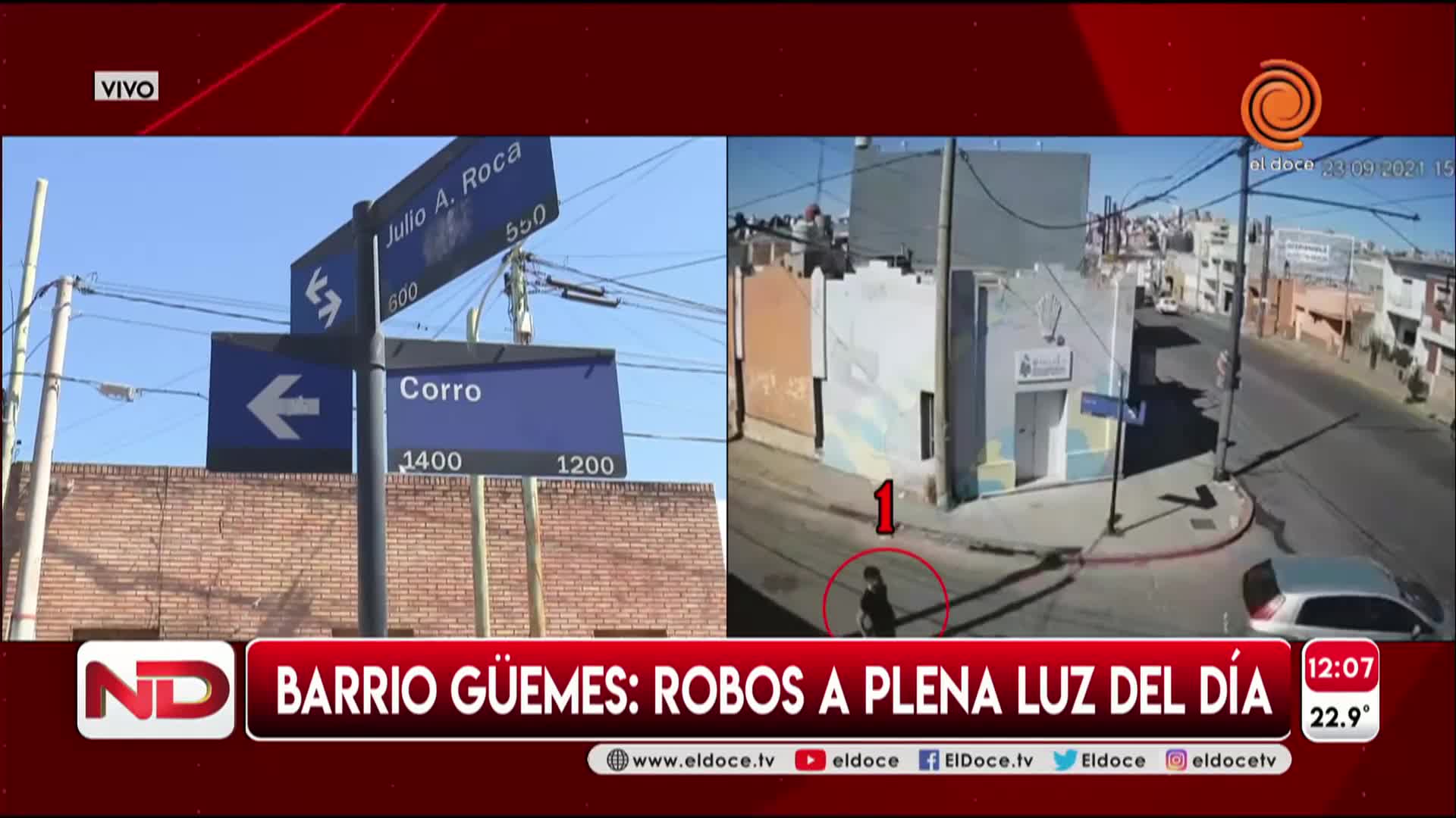 Barrio Güemes: vecinos y comerciantes, hartos de los robos a plena luz del día