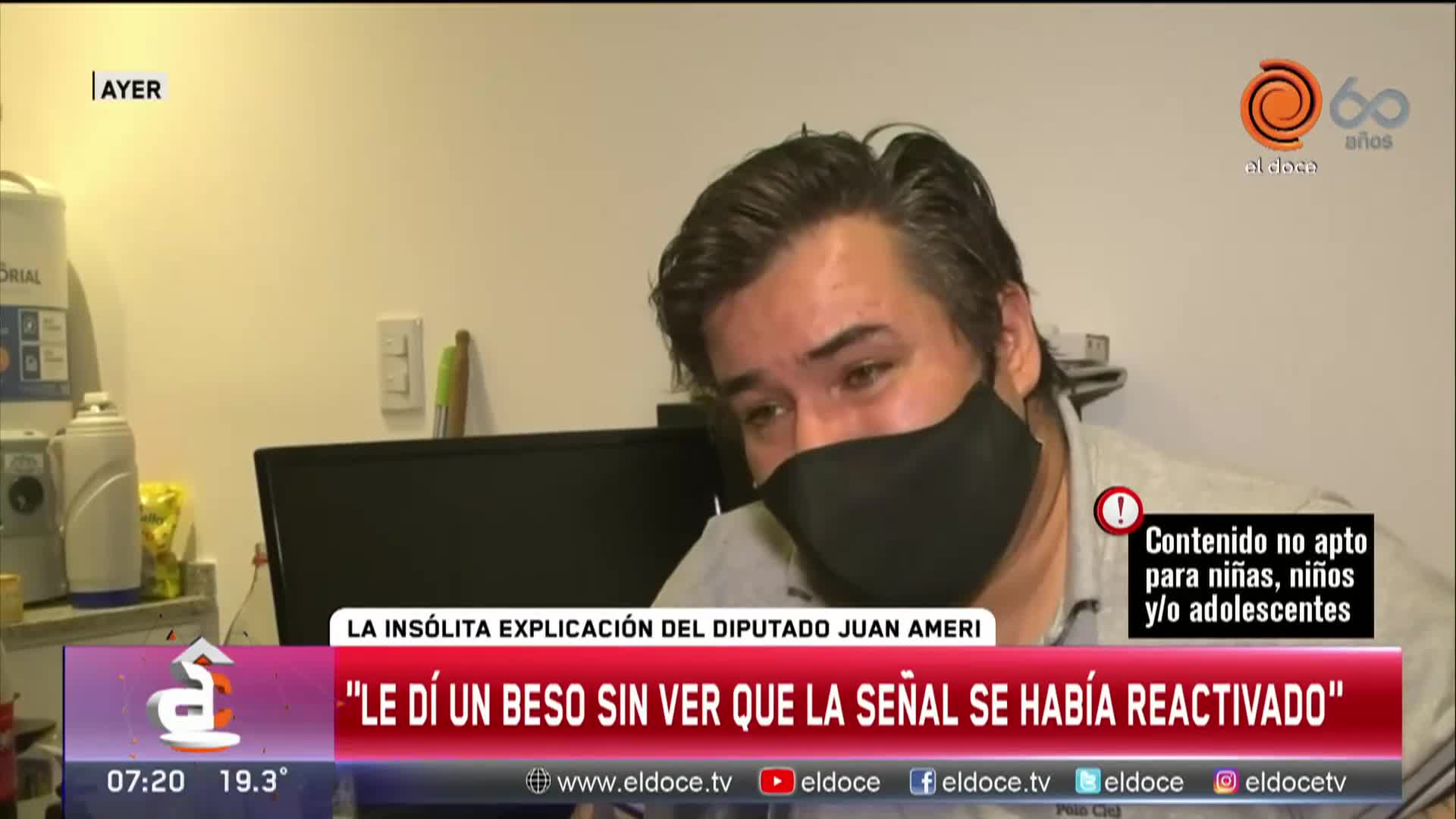 Diputado Ameri: escándalo sexual, renuncia y llanto