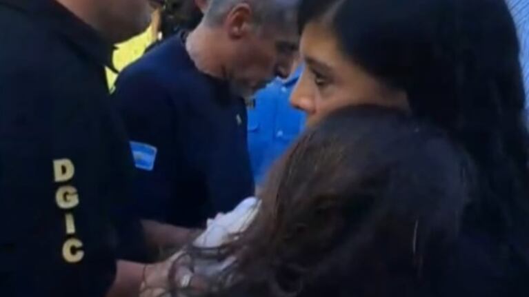 Así fue el momento en que encontraron a Esmeralda en Cosquín