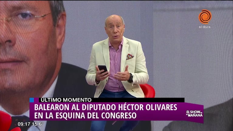 Balearon a un legislador de Cambiemos en la esquina del Congreso