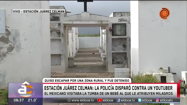 Escándalo con Omar Crew en Estación Juárez Celman