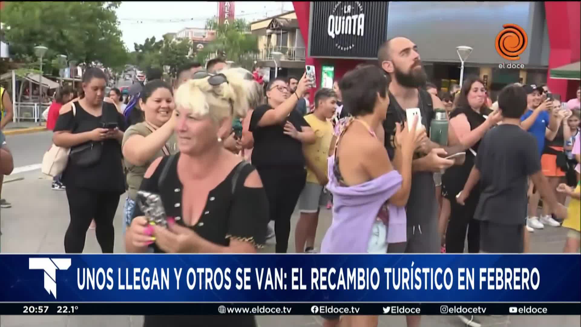 El recambio turístico de febrero en Carlos Paz