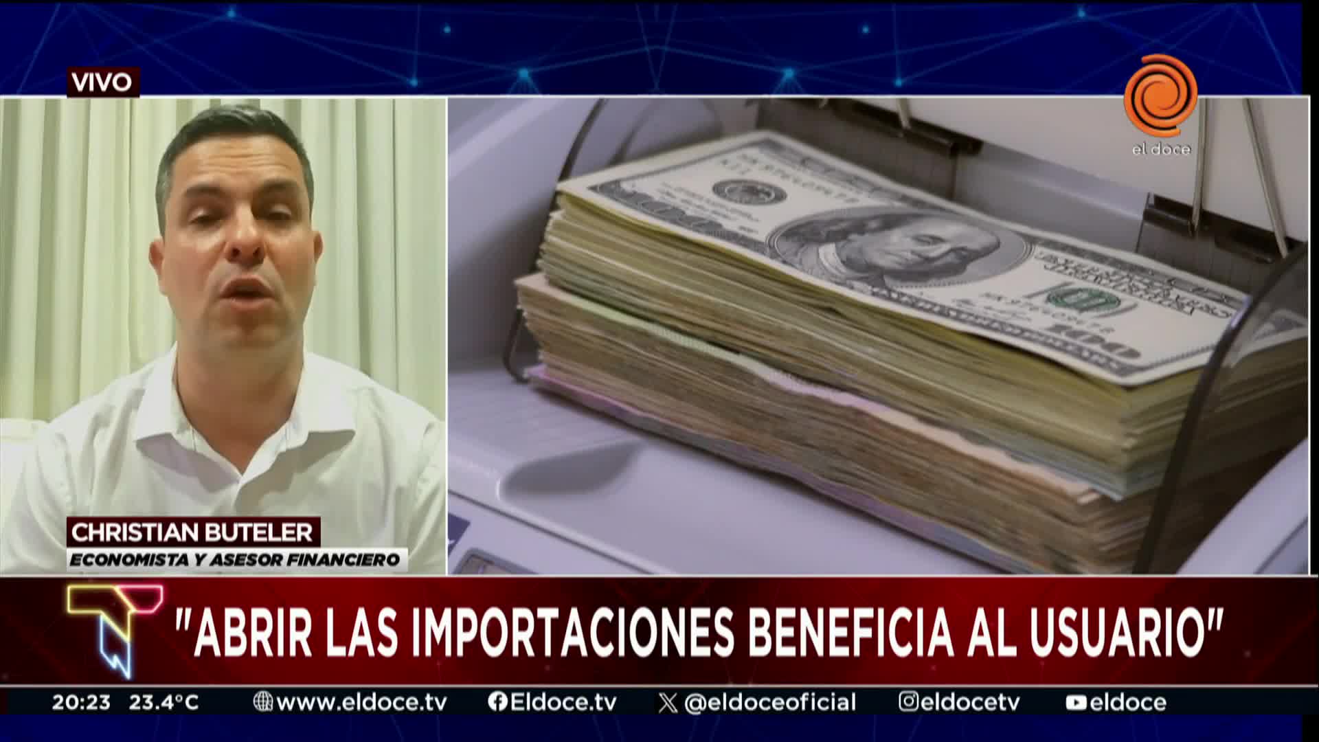 Economista analizó la baja del dólar