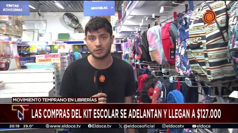 Familias ya compran útiles escolares para ganarle a la inflación
