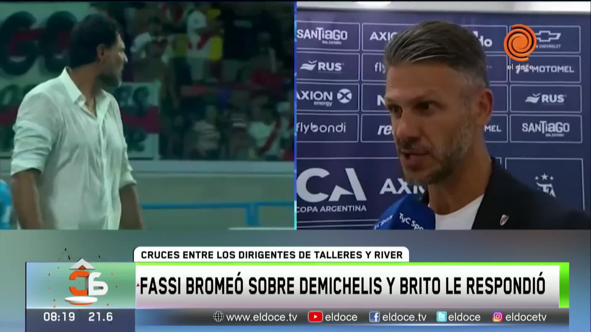 La picante respuesta de Demichelis a Fassi