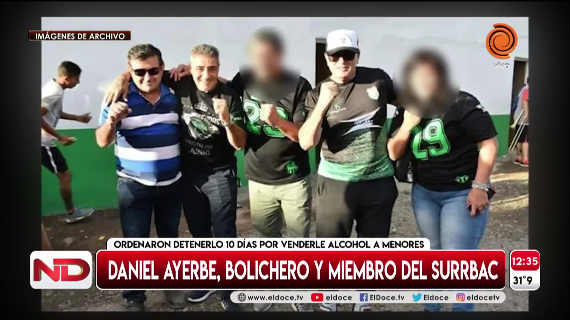 El bolichero arrestado es integrante del Surrbac