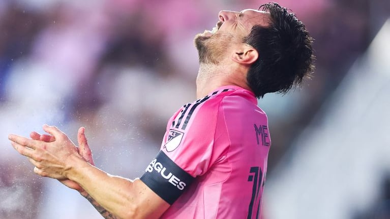 La lesión de Messi en Inter Miami-Necaxa