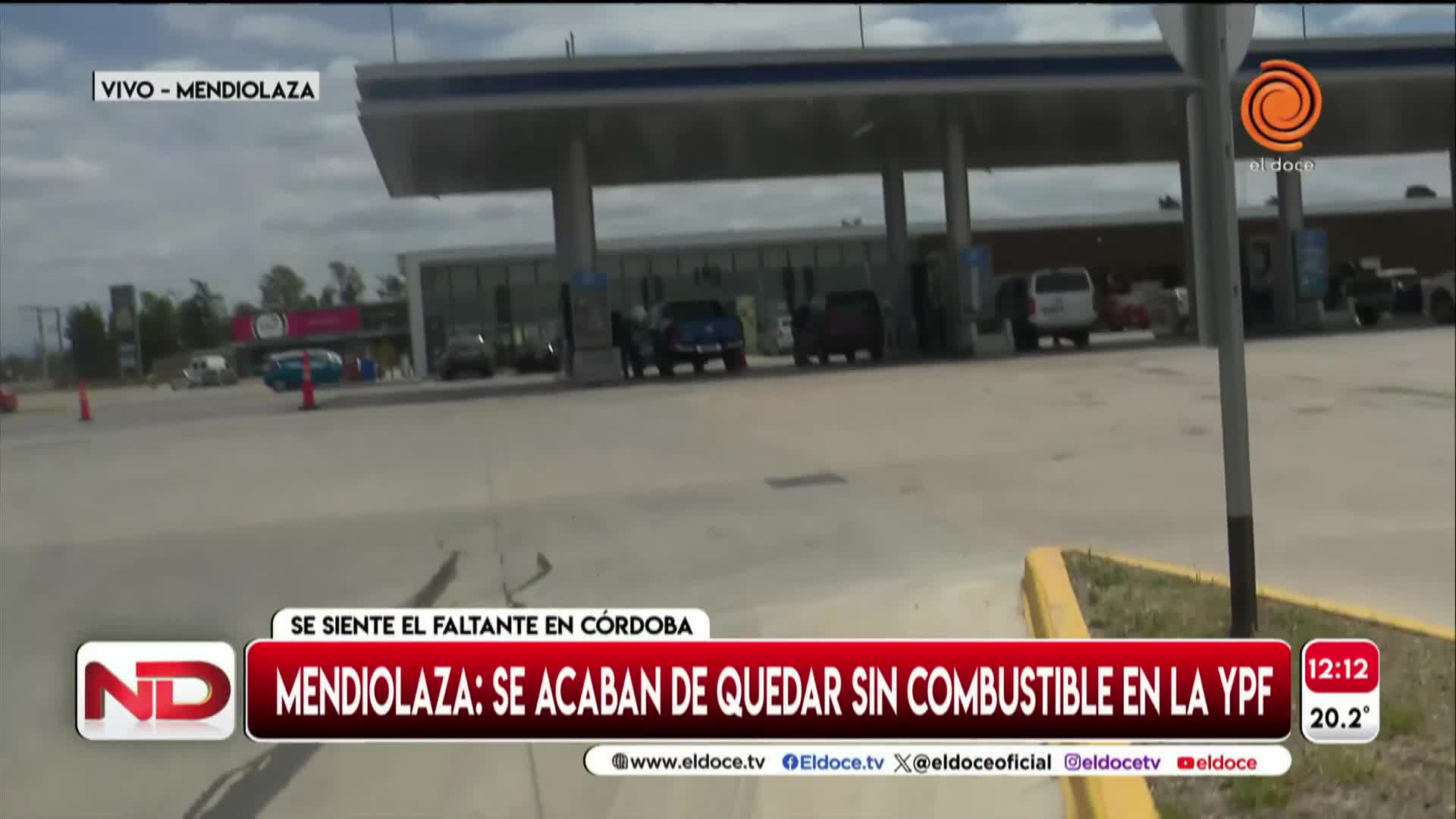 La escasez de combustibles no está resuelta en el interior de Córdoba