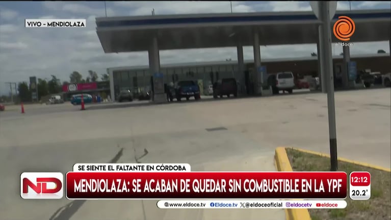 La escasez de combustibles no está resuelta en el interior de Córdoba