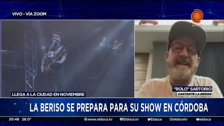 Rolo Sartorio dio un adelanto del show de La Beriso en el Kempes