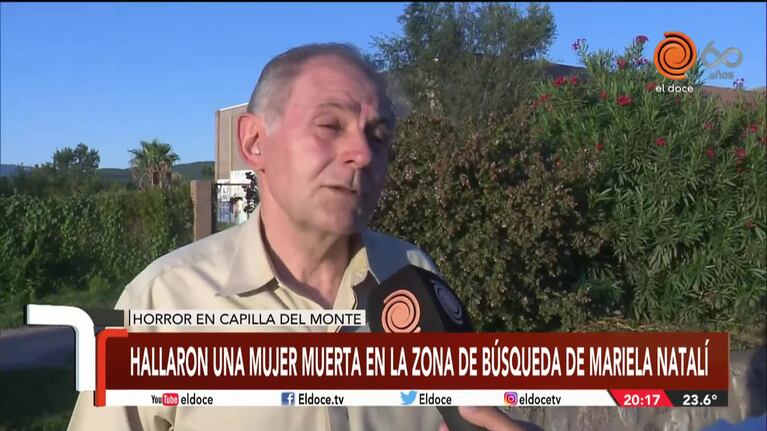 Habló el tío de Mariela Natali tras el hallazgo en Capilla del Monte