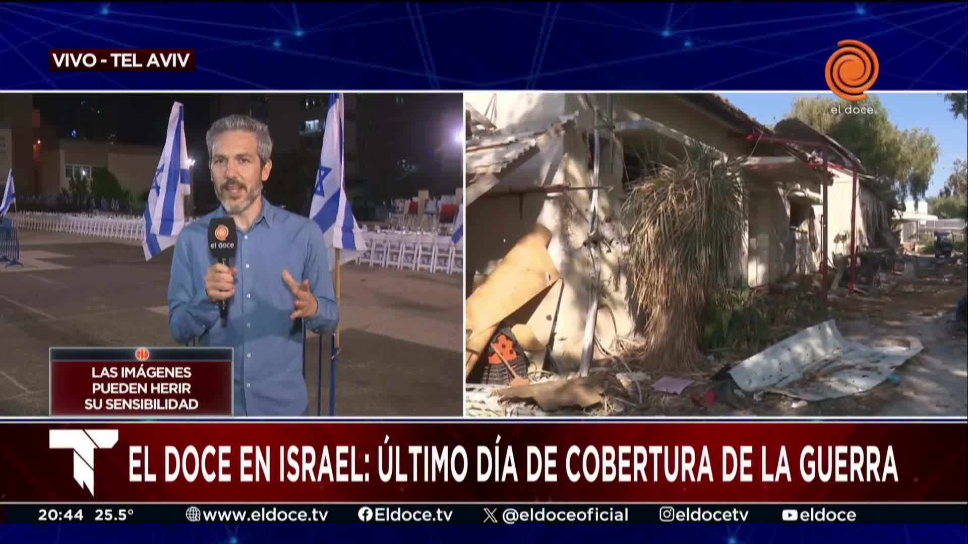 Así cerró El Doce su cobertura histórica en Israel