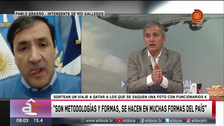 Qué dijo el intendente de Río Gallegos sobre el viaje que sortea al Mundial