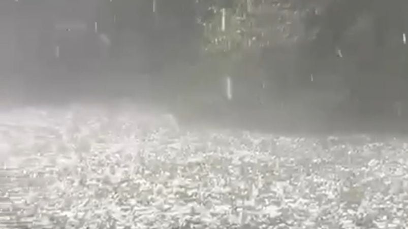 La piedra llegó a Calamuchita