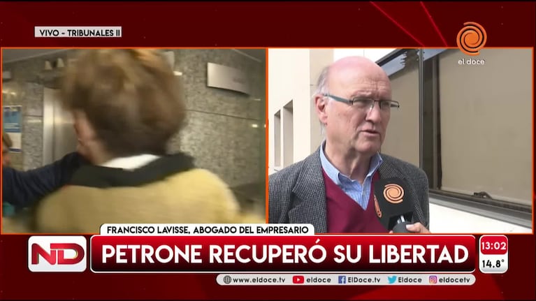 Liberaron a Petrone: el encuentro con su familia