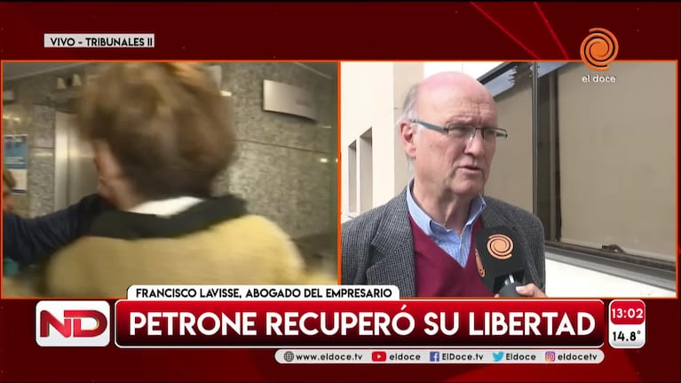 Liberaron a Petrone: el encuentro con su familia