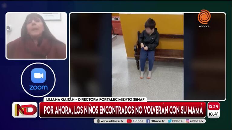 La Senaf intervino en el caso de los tres hermanitos abandonados