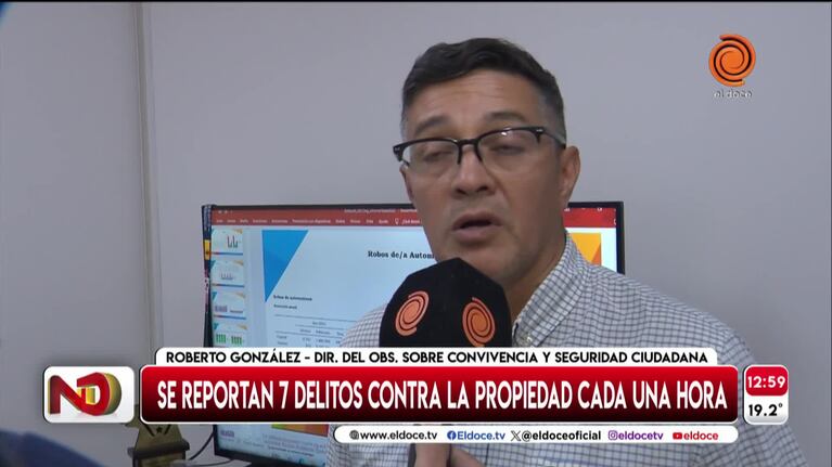 Aseguran que en la provincia de Córdoba se denuncian 10 robos por hora